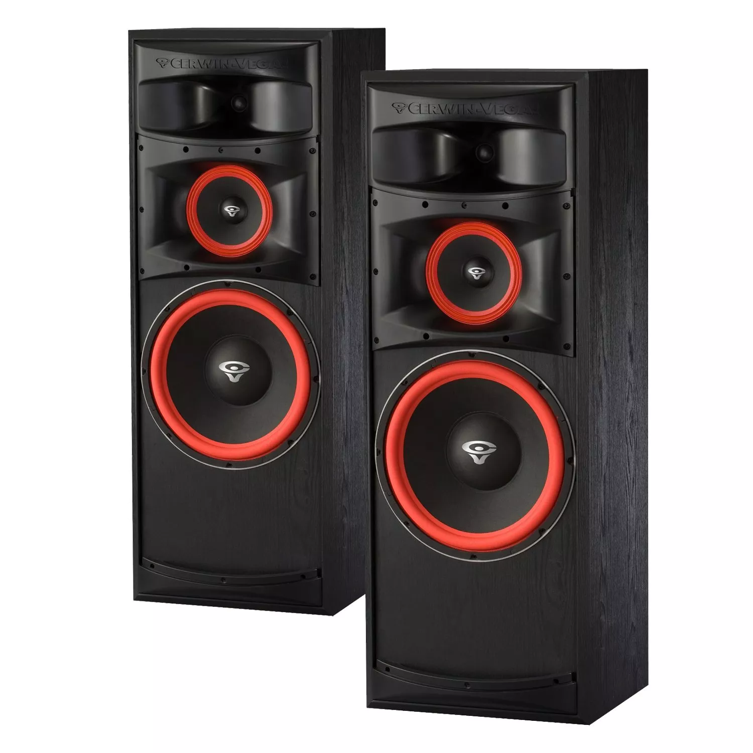 (2) Cerwin-Vega XLS-12 Tower Speakers Bundle