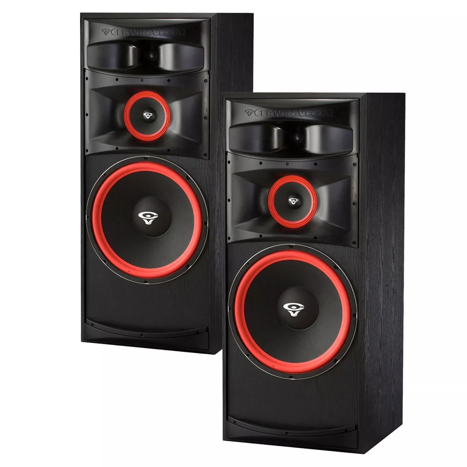 (2) Cerwin-Vega XLS-15 Tower Speakers Bundle