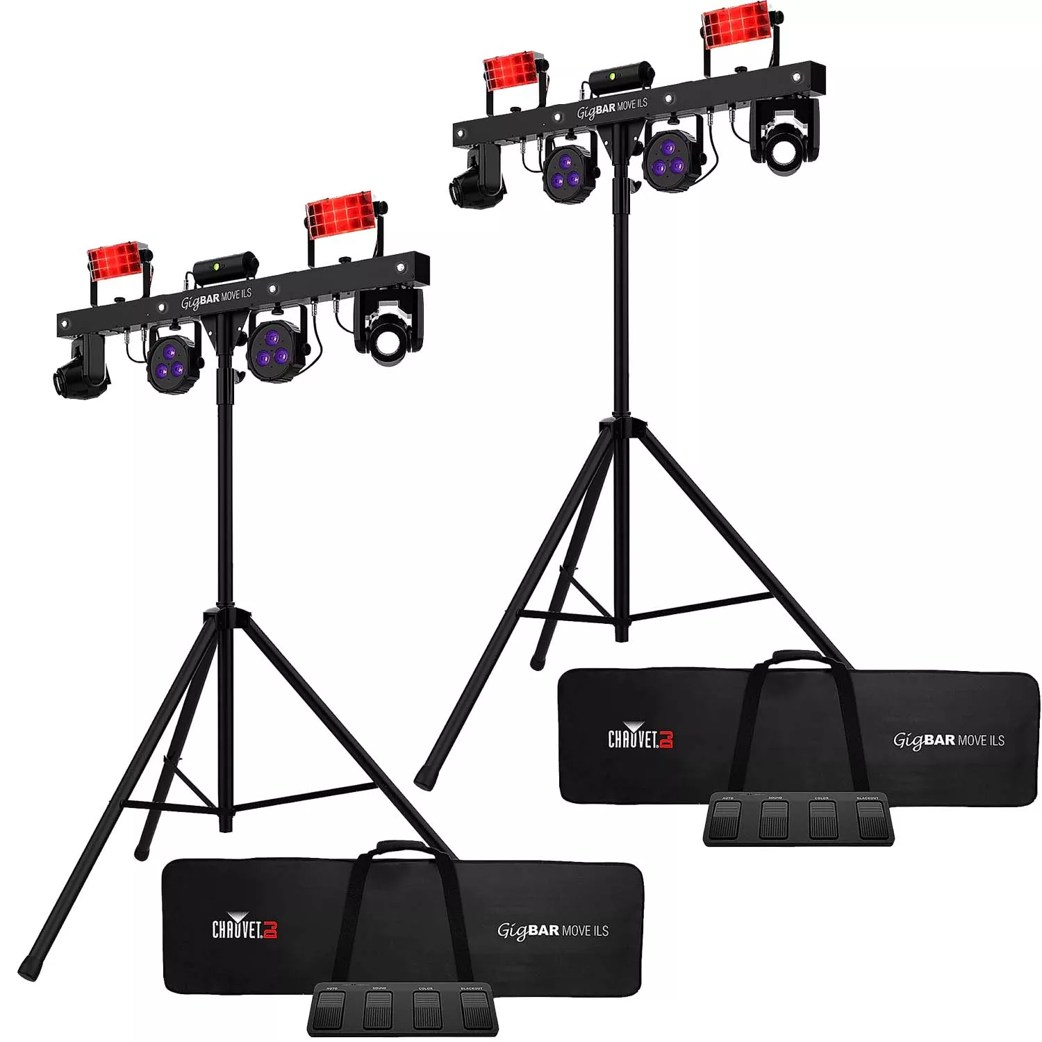 (2) Chauvet DJ GigBar Move ILS 5-in-1 LED Bundle