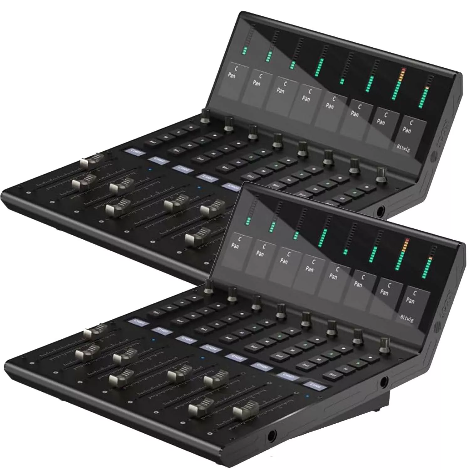 (2) Icon Pro Audio V1-X DAW Control Expander for V1-M Bundle