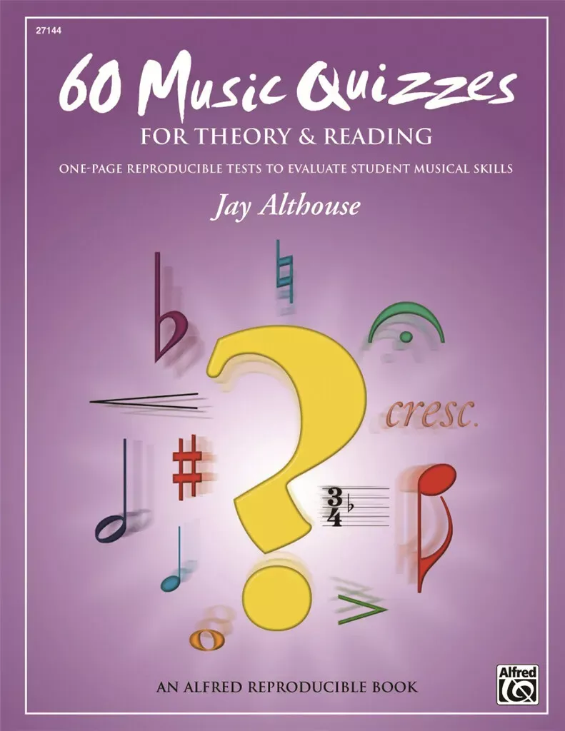 60 Music Quizzes for Theory and Reading