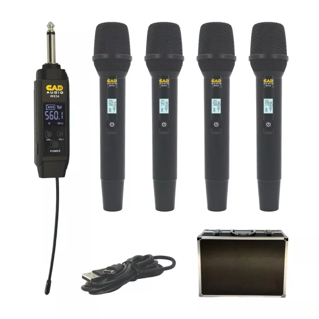 CAD Audio WX54 4-Channel Wireless Handheld Microphone System