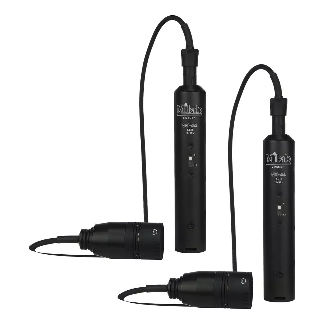 Milab VM-44 Link MP Small Membrane Condenser Active Cable Matched Pair