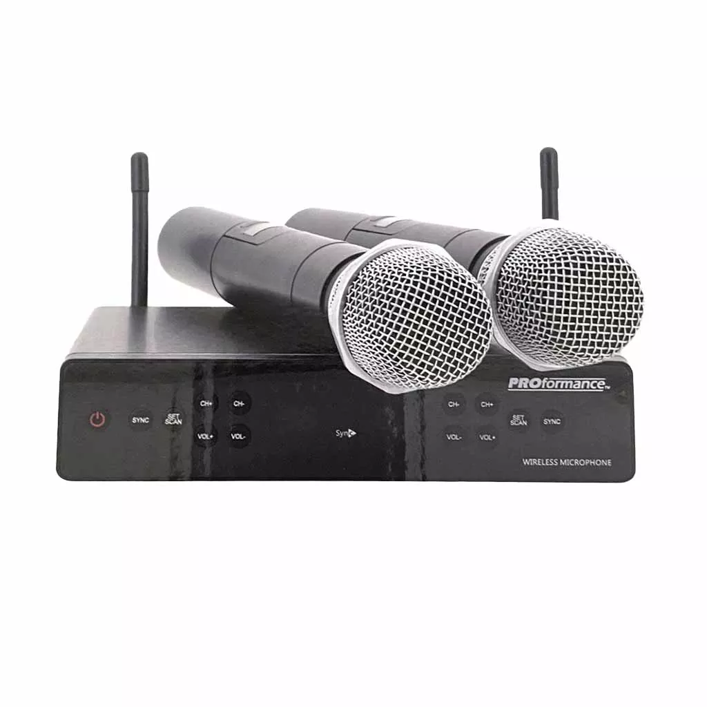 PROformance PDW-700HH Dual Handheld Digital Wireless Mic System