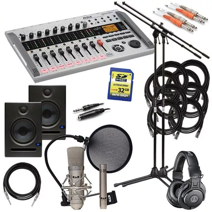 ZOOM R24 MULTI-TRACK RECORDER COMPLETE STUDIO BUNDLE